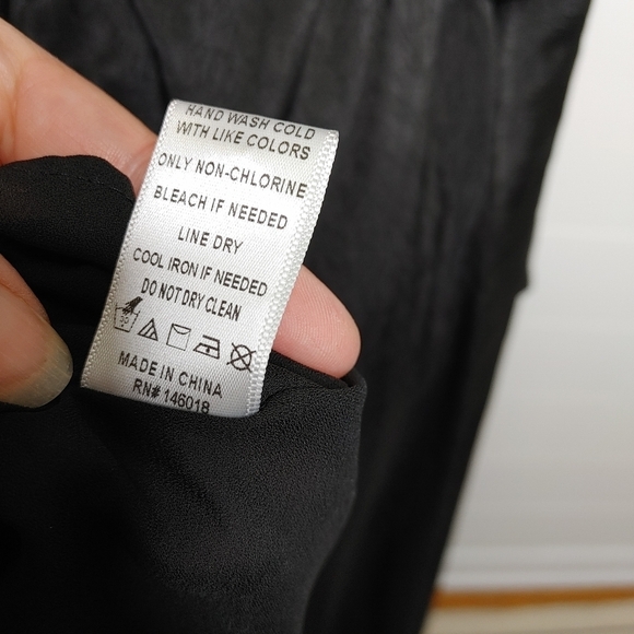 LOST + Wander black midi dress size XS - Picture 9 of 14